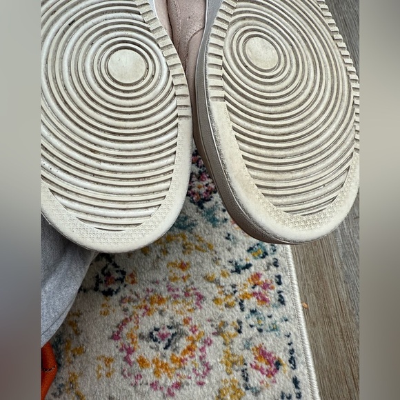 Nike Court Vision AF1 Sneakers Suede Pink Light Pink Casual Wear Size 9.5 - Picture 10 of 16